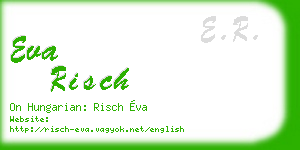 eva risch business card